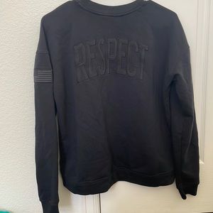 NWOT Under Armour Project Rock “Respect” Sweatshirt